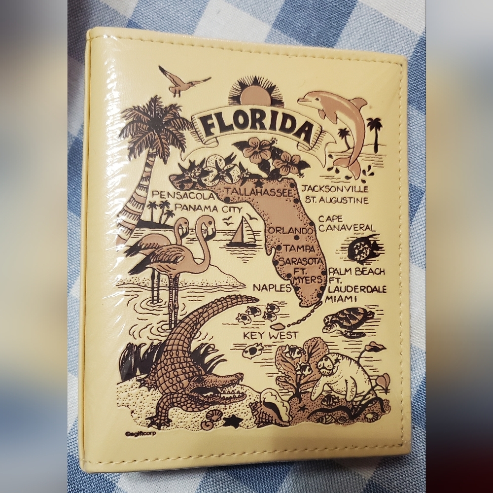 Florida Themed Yellow Picture Album, NWT, Vacation
